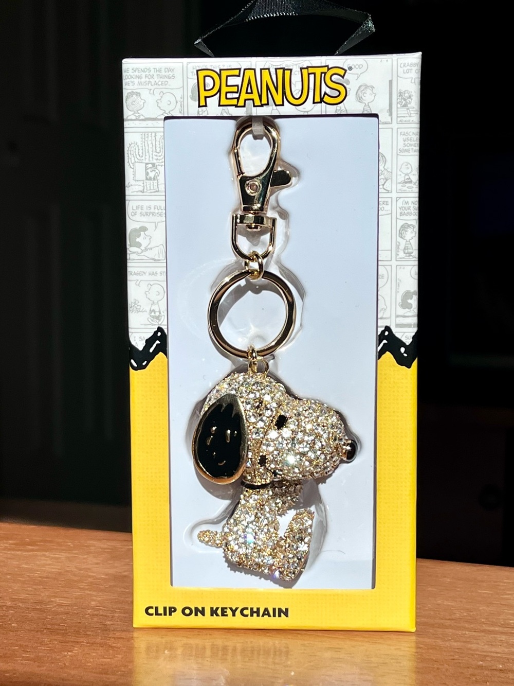 Snoopy Peanuts 3D Bling Keychain Bag Charm Travel Accessories - Picture 5 of 6